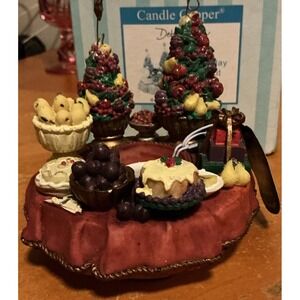 Candle‎ Cappers Candle Jar Topper Holiday Christmas Vintage Unique